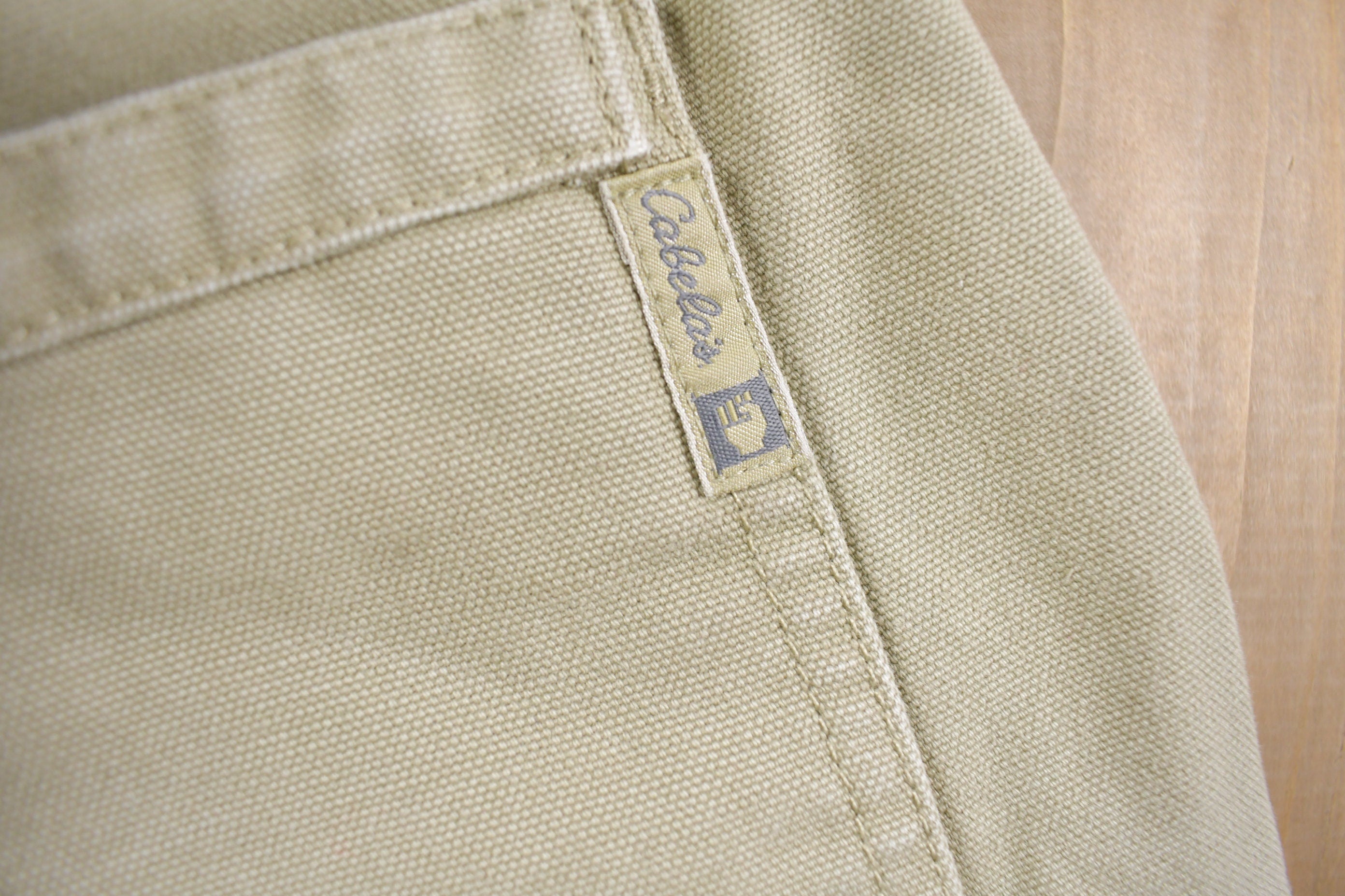 Vintage 1990s Cabela's Outdoor Gear Beige Cargo Pocket Pants Size 32 x 32