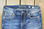 Vintage Y2K Miss Me Bedazzled Low Rise Jeans Size 26x31