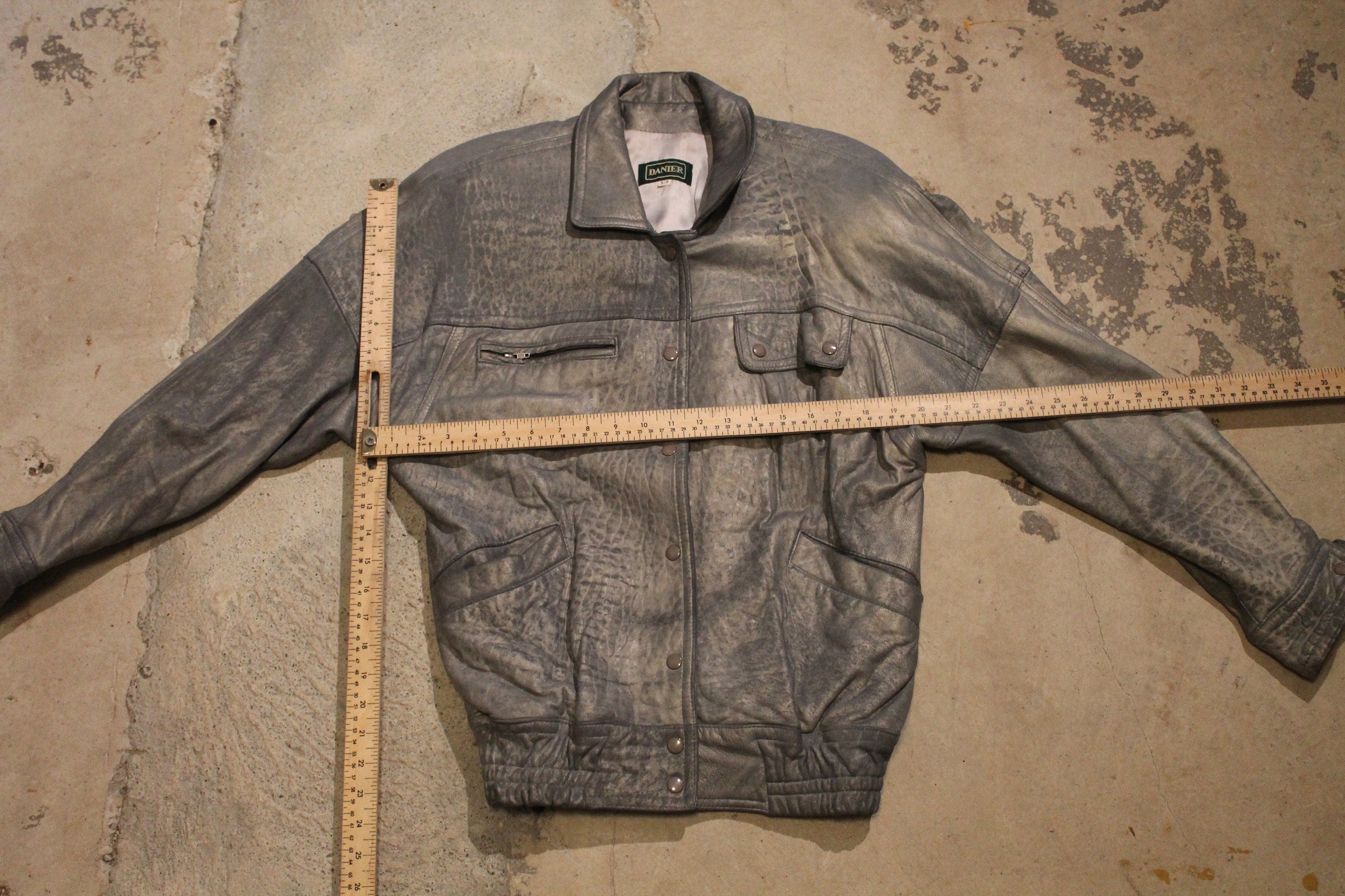 Vintage 1980s Danier Leather Bomber Jacket
