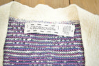 Vintage 1990s Crossings Knit Abstract Pattern Cardigan Sweater Made In USA
