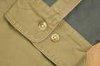 Vintage 1990s Columbia Green Khaki Button Up Shirt