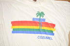 Vintage 1980s Cozumel Mexico Souvenir T Shirt