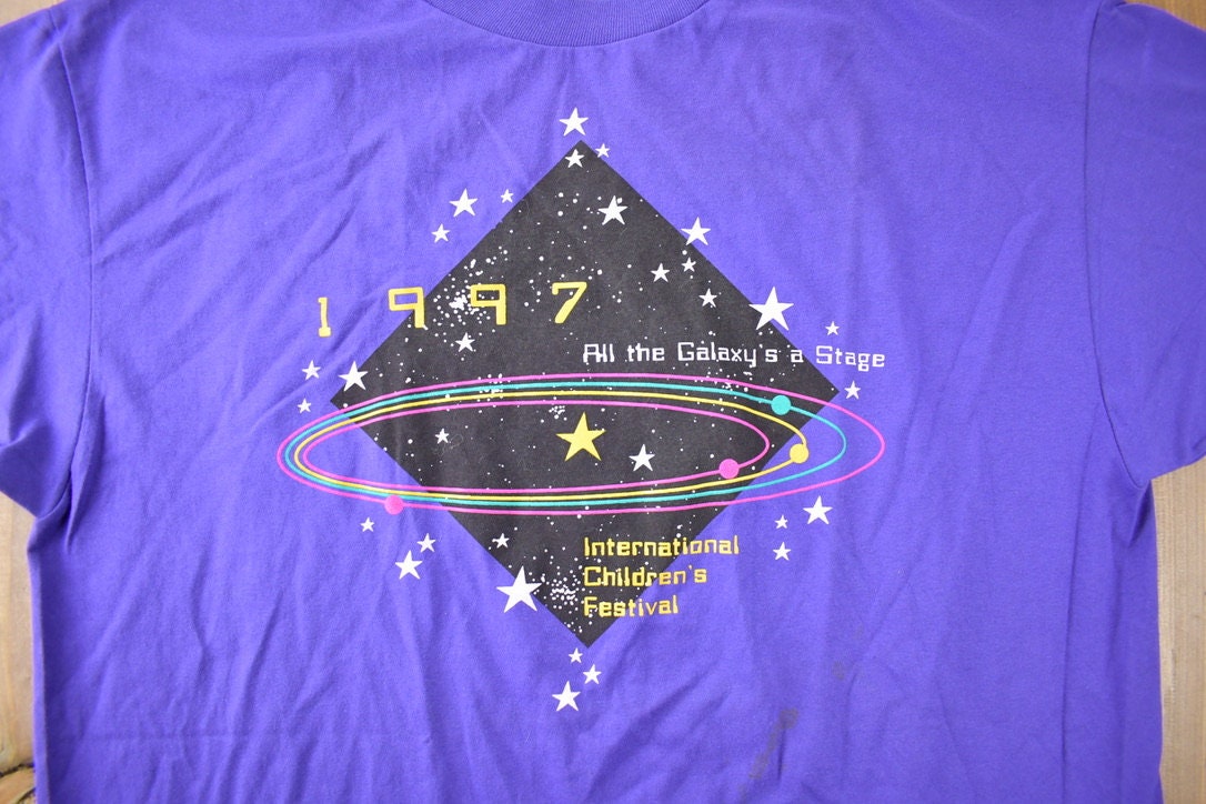 Vintage 1997 The Family Channel Childrens Festival Souvenir T Shirt Made In USA