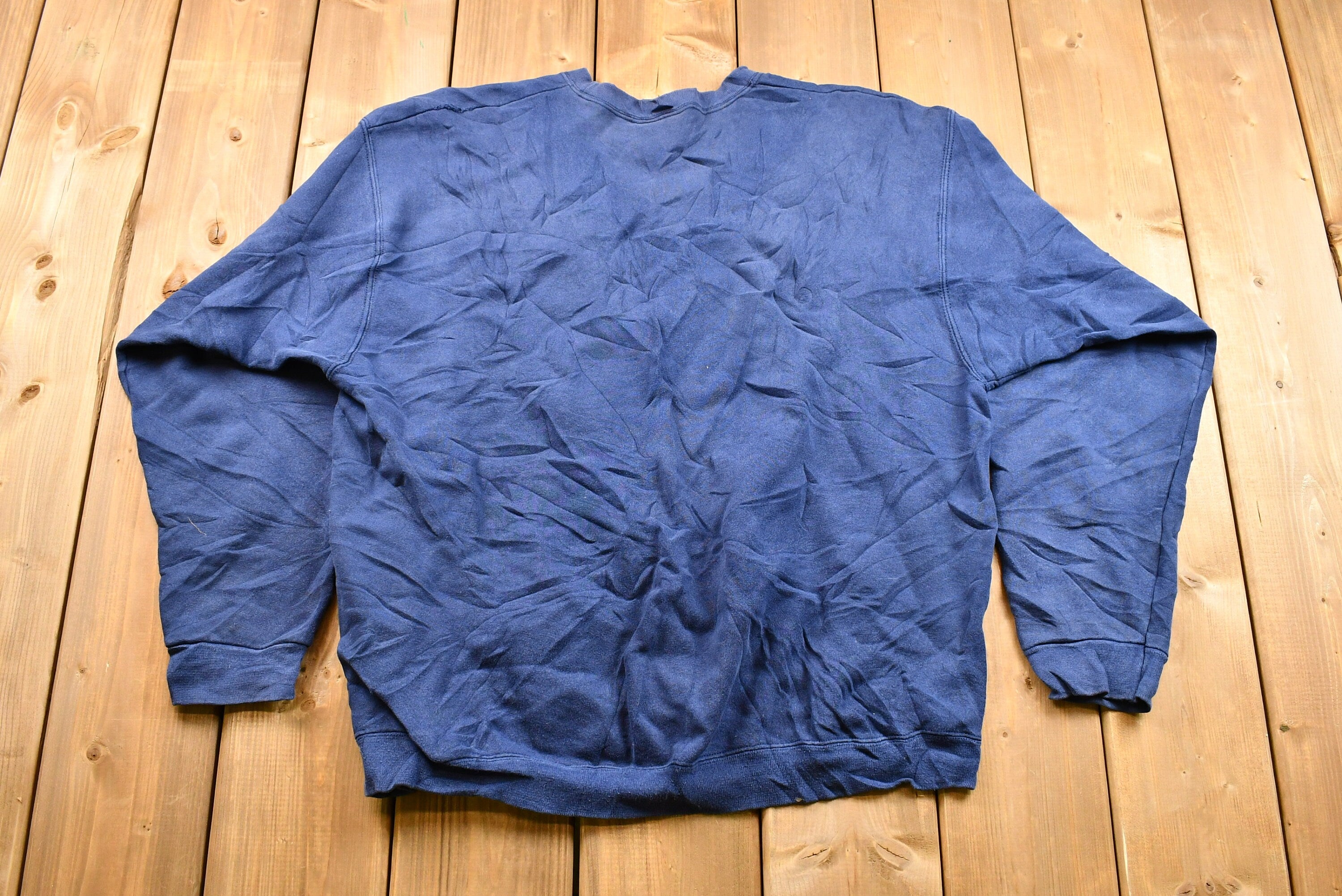 Vintage 1990s American Flag Crewneck Sweatshirt