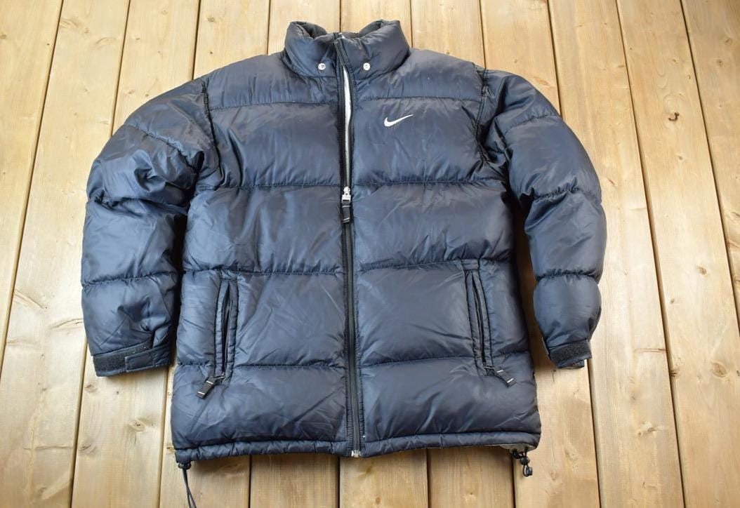 Vintage 1990s Nike Mini Swoosh Puffer Jacket
