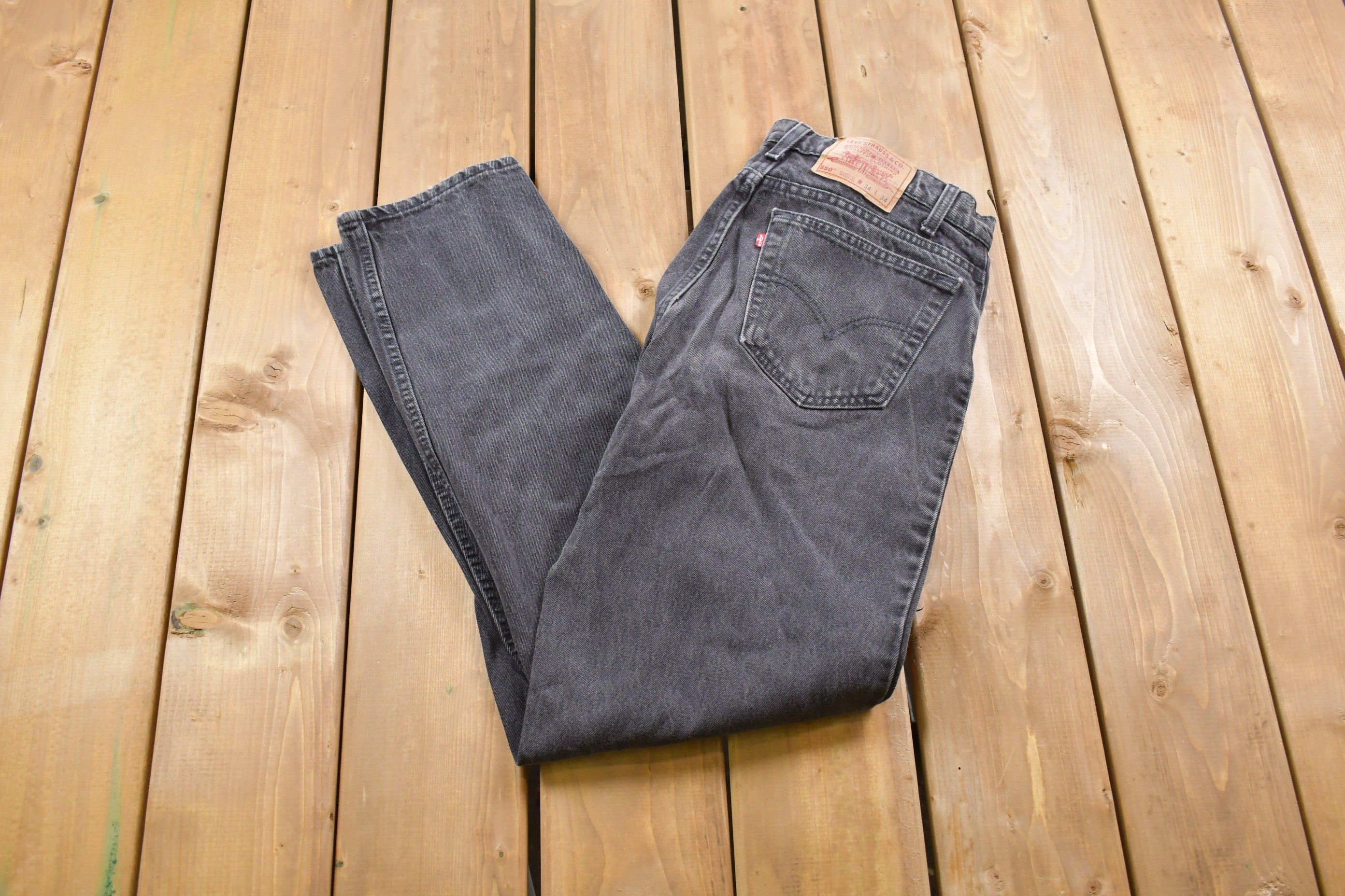 Vintage 1990s Levi's Red Tab Dark Denim Jeans