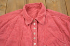 Vintage 1980s Levis Western Style Button Up Rodeo Shirt