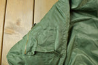Vintage 1990s Nautica Jeans Co Fur Hood Winter Parka Jacket