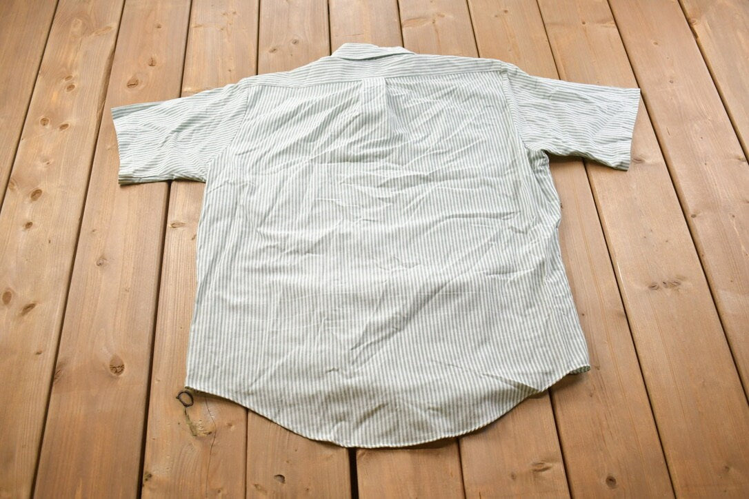 Vintage 1990s Windsor Striped Button Up Shirt