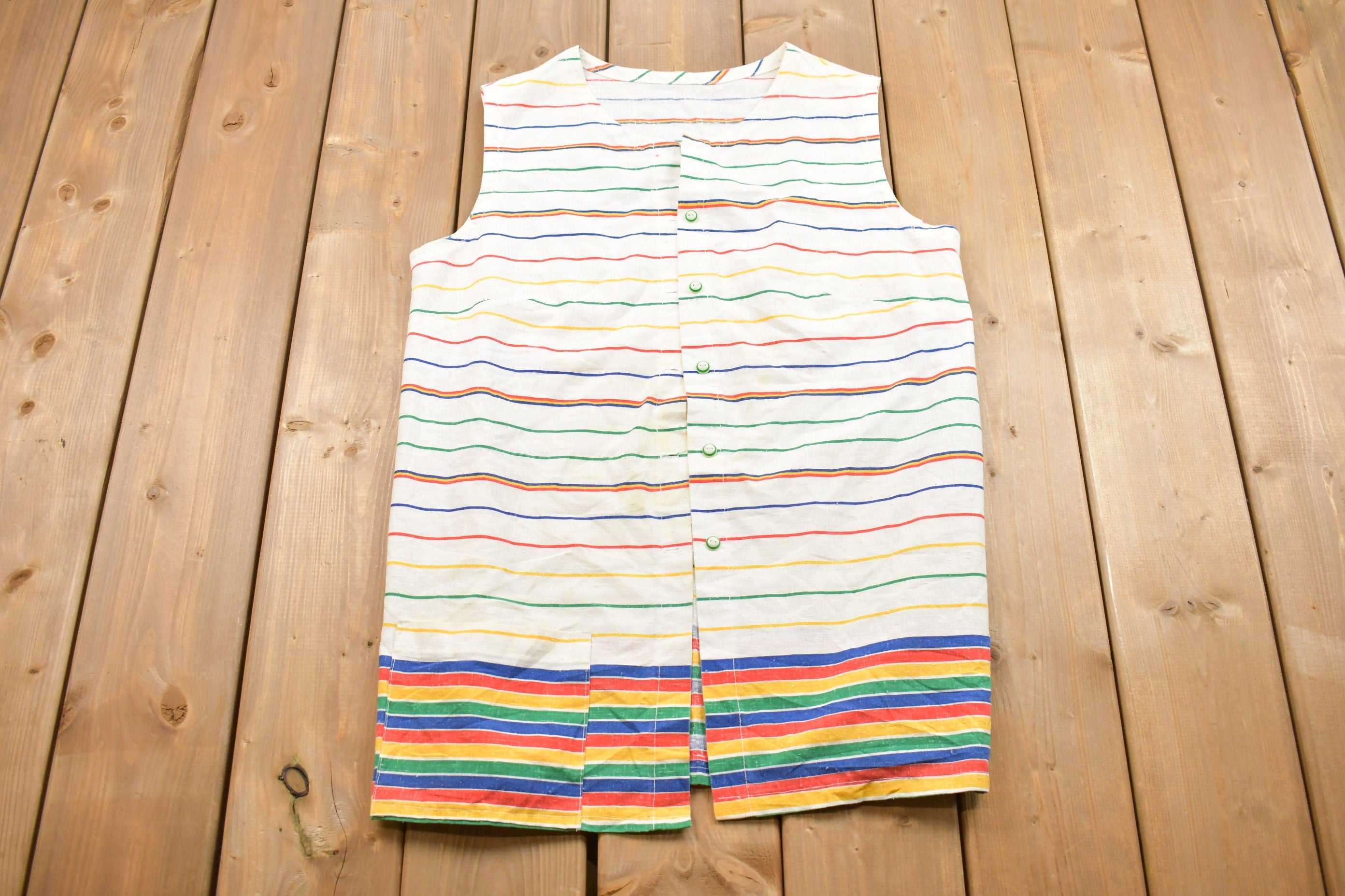 Vintage 1990s Maternity Button Up Dress