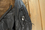 Vintage 1990s Hot Leathers Western Fringe Jacket Women's Medium