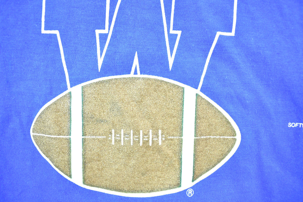Vintage 1990s Winnipeg Blue Bombers CFL Softwear Graphic T-Shirt