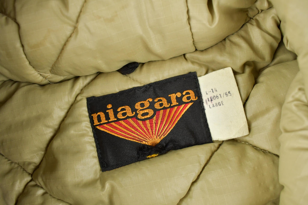 Vintage 1980s Niagara Goose Down Puffer Jacket Size Large