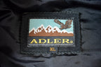 Vintage 1990s Adler Suede Plaid Bomber Jacket