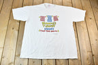 Vintage Early 1990s Hallmark Shoebox Greetings Blonde's T-Shirt Instructions Funny Graphic T-Shirt
