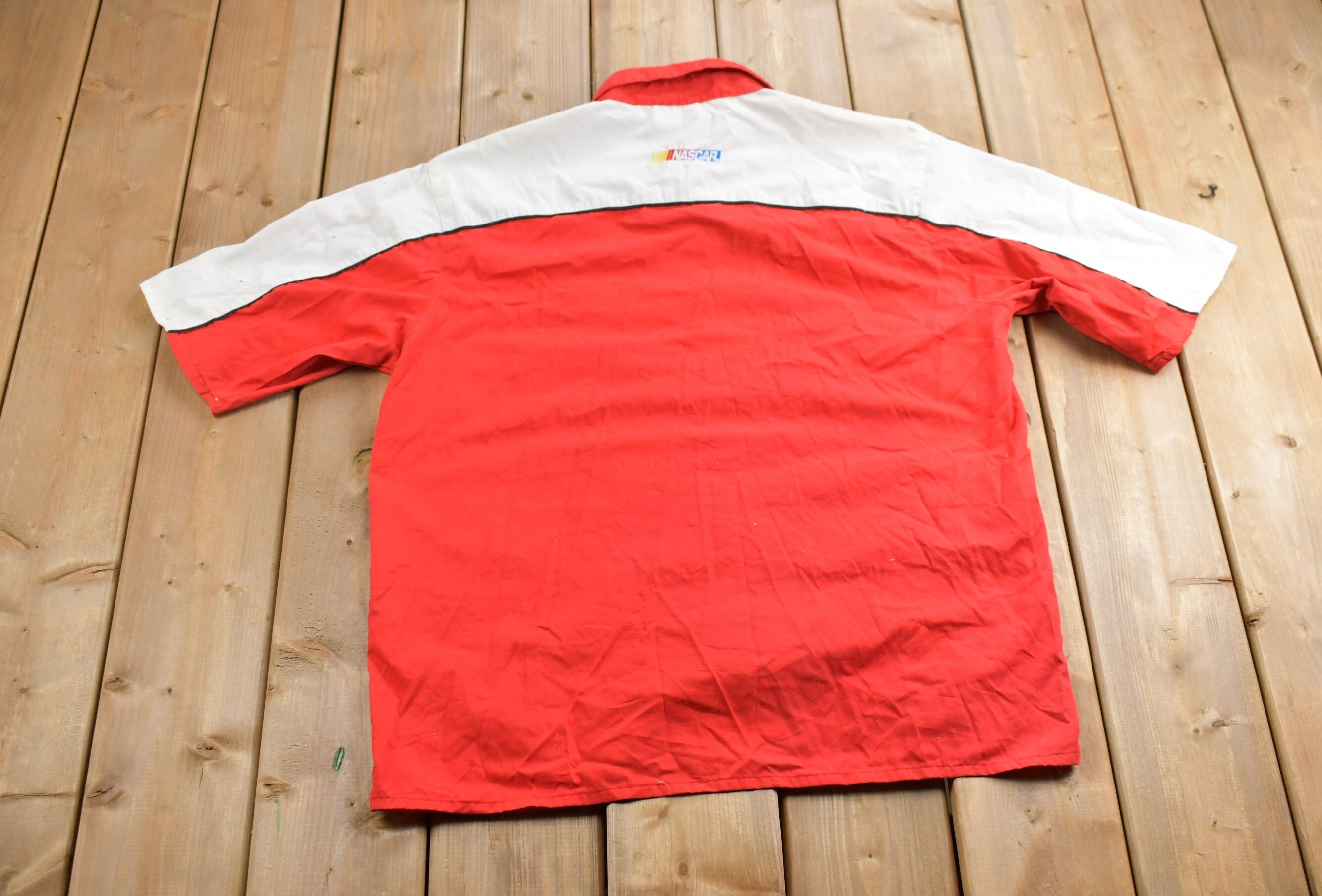 Vintage 1990s Tony Stewart NASCAR Pit Crew Shirt