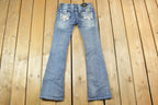 Vintage Y2K Miss Me Bedazzled Low Rise Jeans Size 26x31