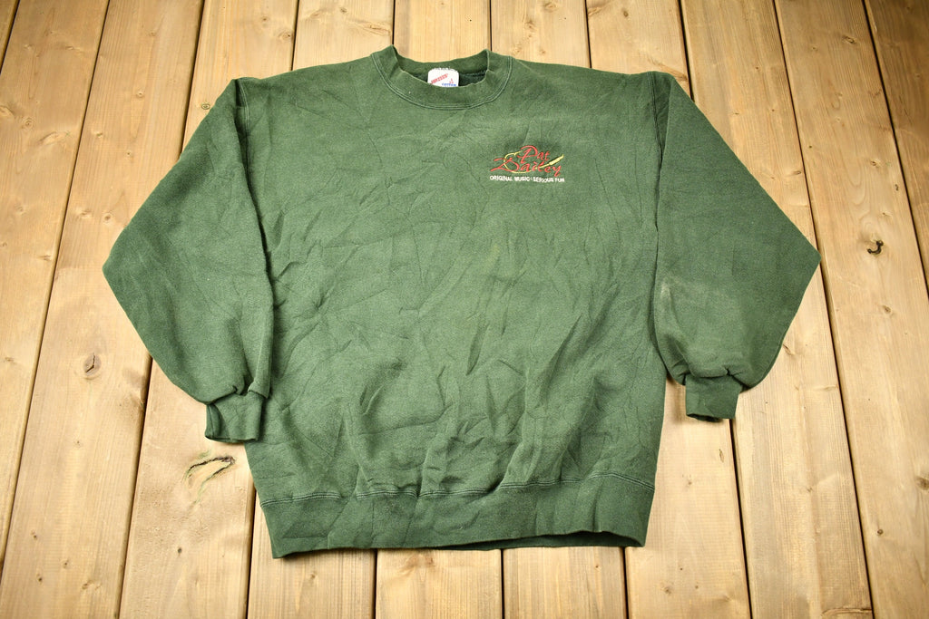 Vintage 1990s Pat Bailey Original Music Serious Fun Crewneck Sweatshirt