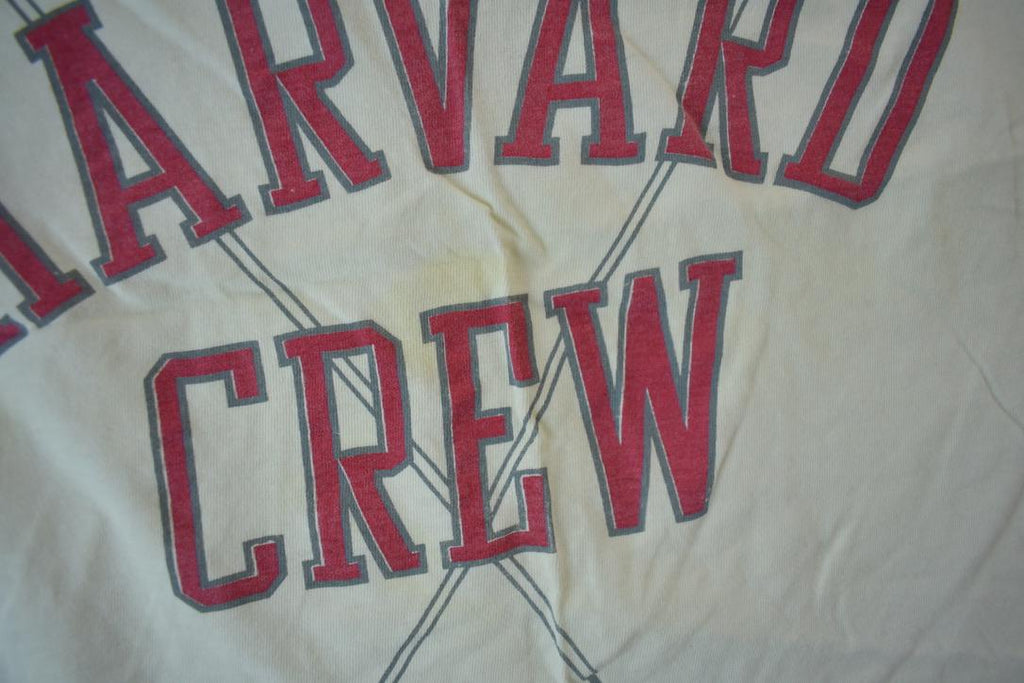 Vintage 1980s Harvard Crew Collegiate Kayaking Shirt