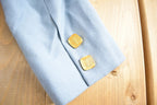 Vintage 1960s Sky Blue Full Length Wool Coat