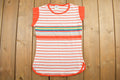 Vintage 1990s Striped Crewneck T-shirt Made in USA