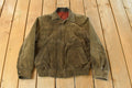 Vintage 1990s Leather Suede Bomber Jacket Men's Small