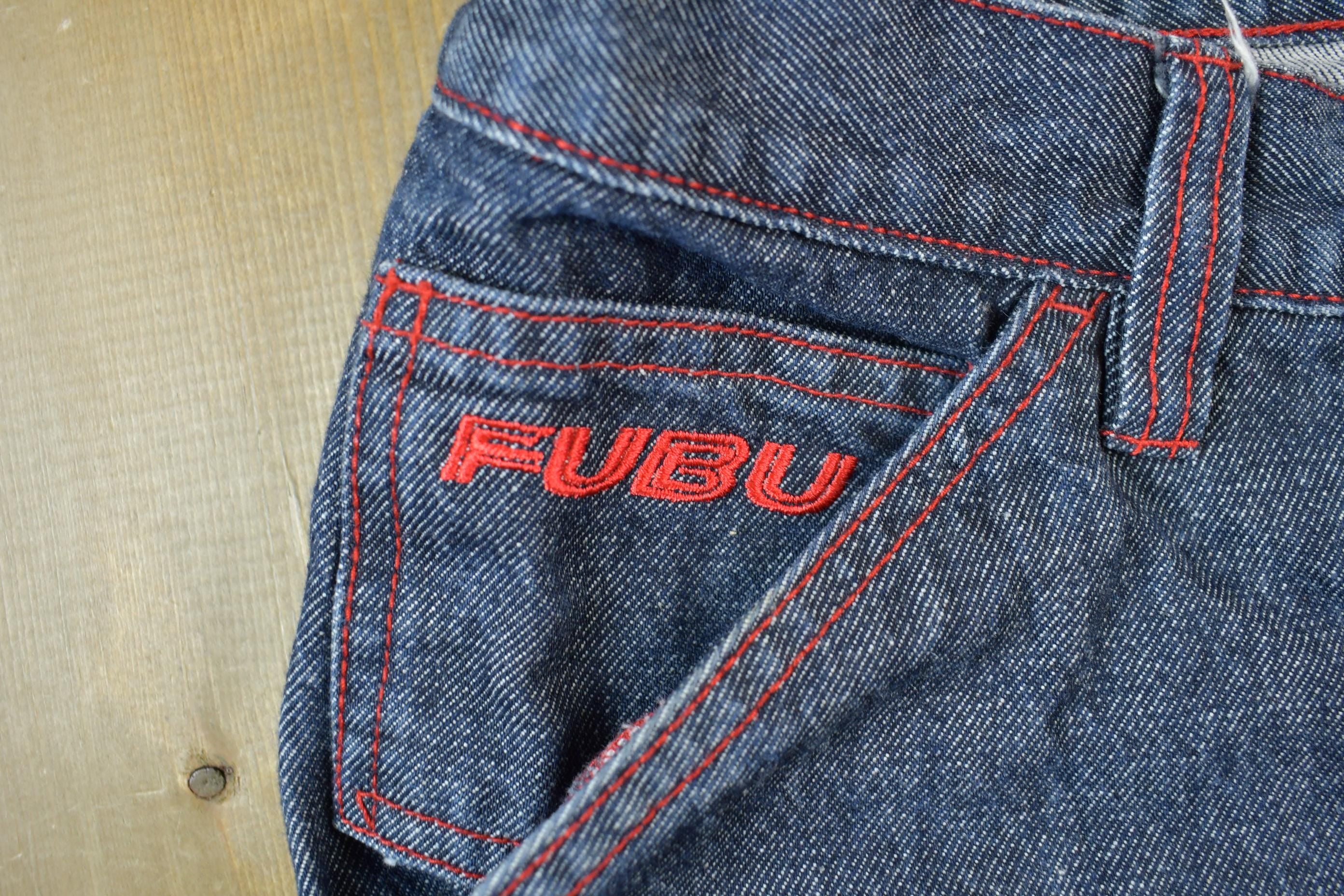 Vintage 2000s Fubu Jean Shorts