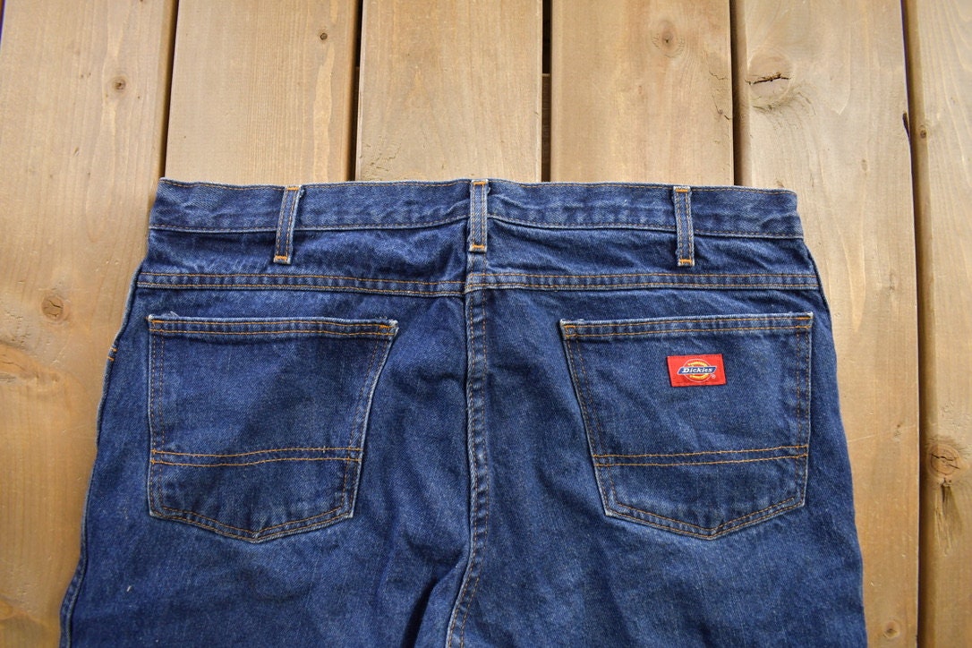 Vintage 1990s Dickies Denim Jeans Size 36x30