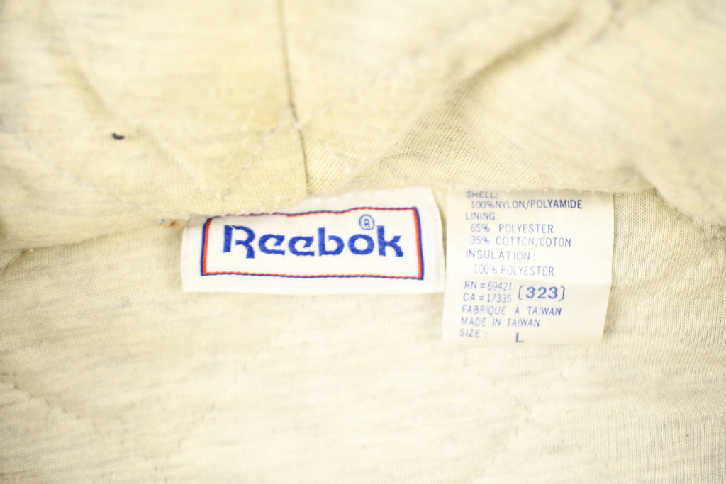 Vintage 1980s Reebok Embroidered Windbreaker Jacket