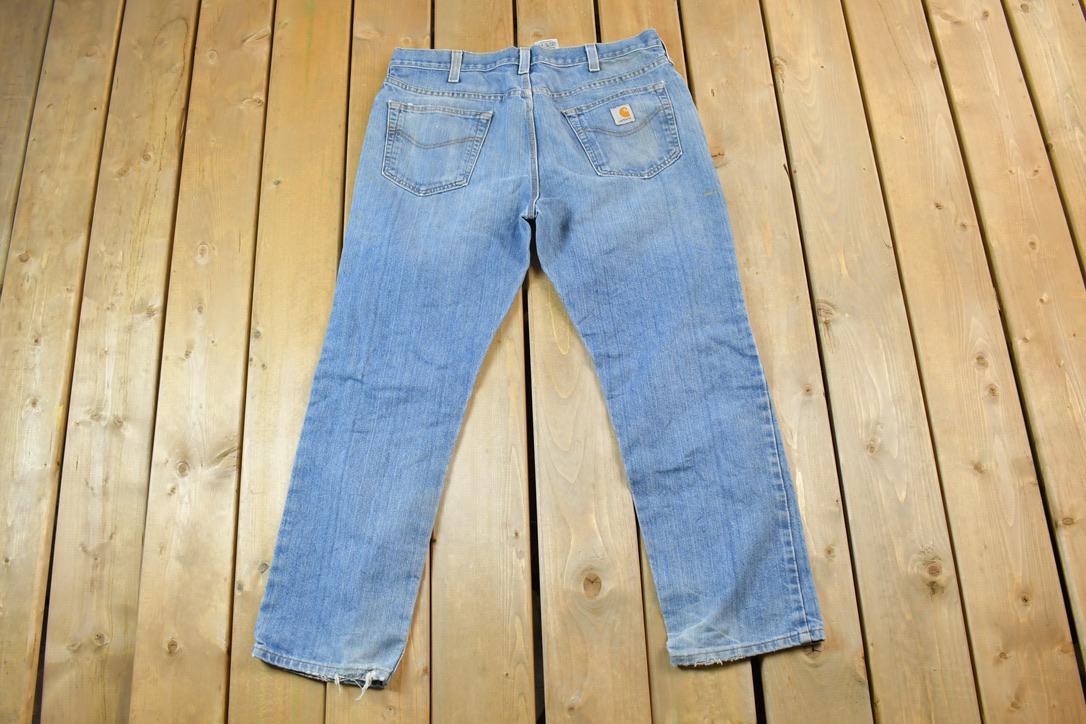 Vintage Y2K Carhartt Denim Jeans Size 38 x 30