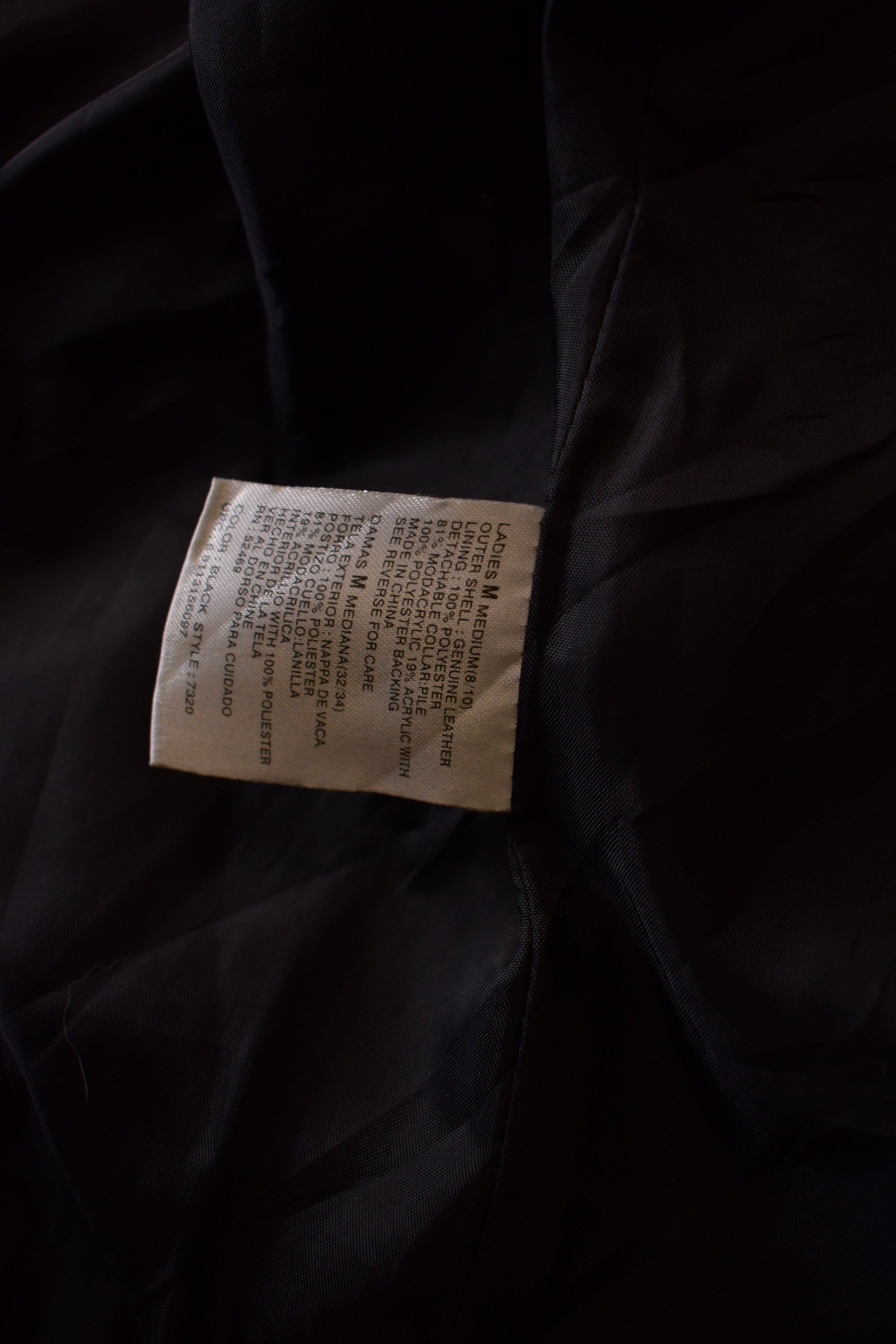 Vintage 1990s Outbrook Leather Jacket