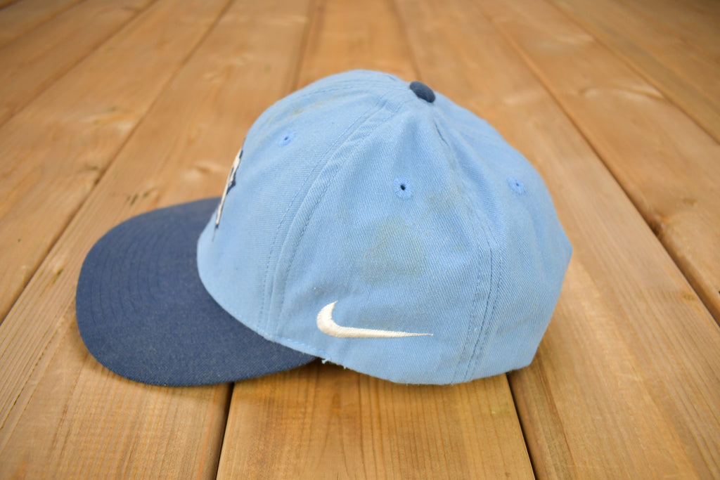 Vintage 1990s University Of North Carolina Tar Heels Collegiate Nike Strap Back Hat  OSFA  90s Snap Back  UNC