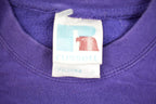 Vintage 1990's Purple Russell Athletics Blank Crewneck Sweatshirt