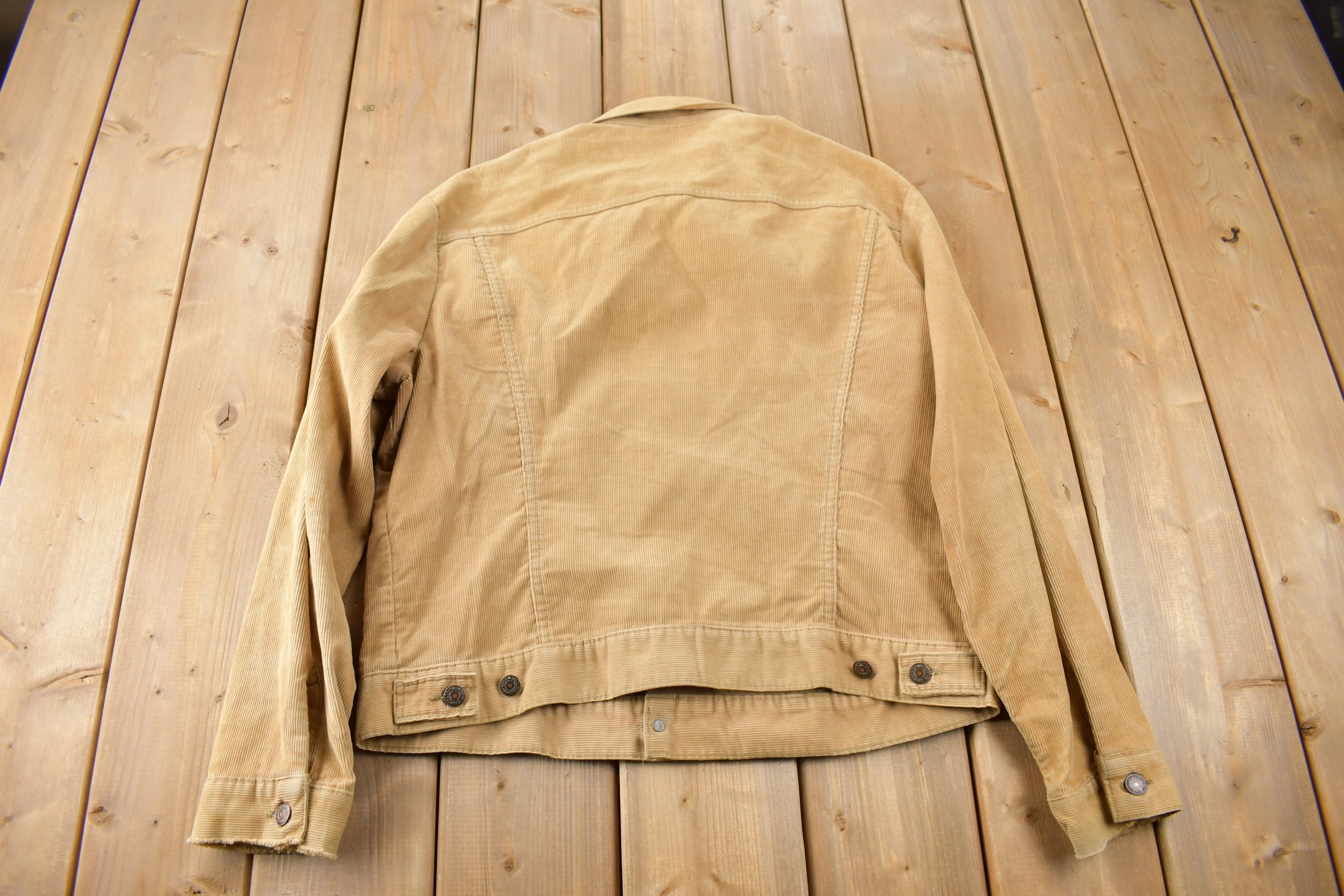 Vintage 1970s Levi's Corduroy Button Up Light Jacket