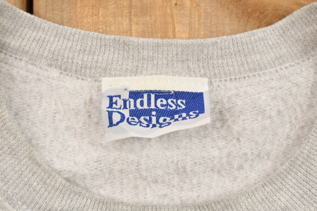 Vintage 1990s Cute Birds Crewneck Sweater