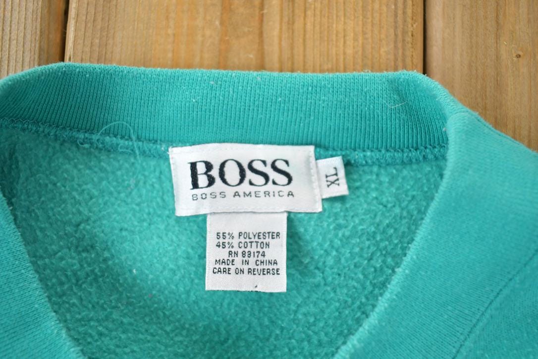 Vintage 1990s Boss America Crewneck Sweatshirt