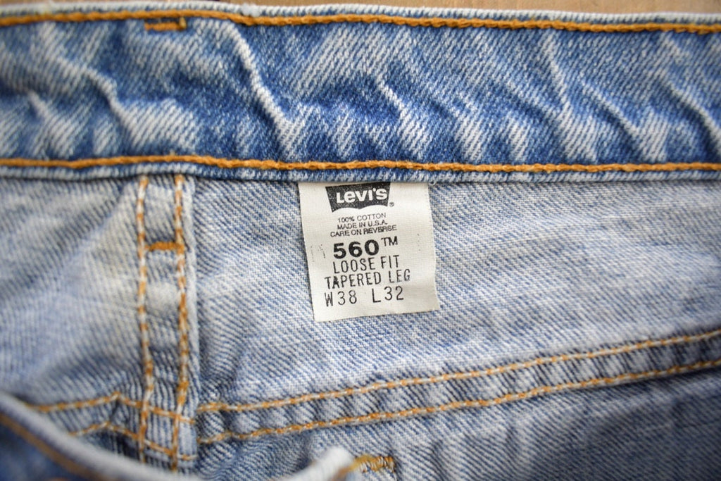 Vintage 1990s Levi's Jeans 560 Size 38x32
