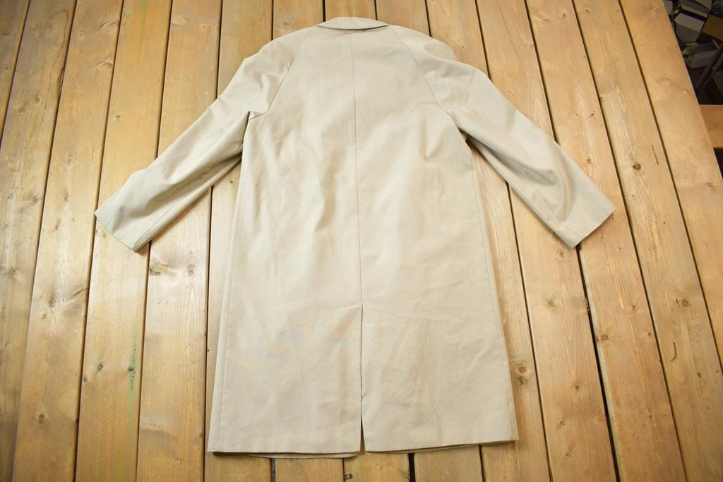 Vintage 1990s C&A Made in England Single Breasted Trench Coat - 38R
