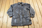 Vintage 1990s BB Dakota Genuine Leather Western Jacket