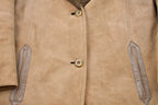 Vintage 1980s Morlands Lambskin Shearling Leather Jacket