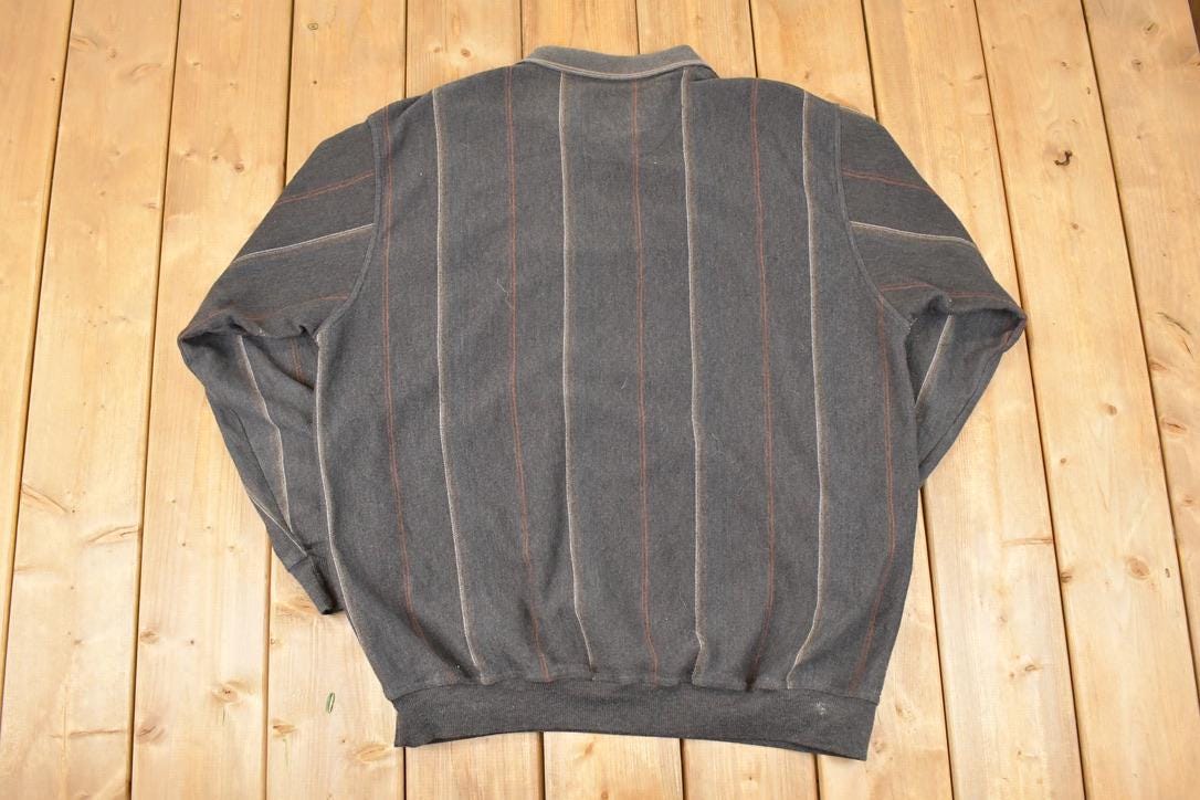 Vintage 1990s Knights Sportswear Quarter Button Sweatshirt Men's XXL