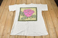 Vintage 1990s Pink Rose Single Stitch Graphic T-Shirt One Size Fits All