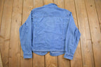 Vintage 1990s Snowman Winter Embroidered Denim Button Up Shirt