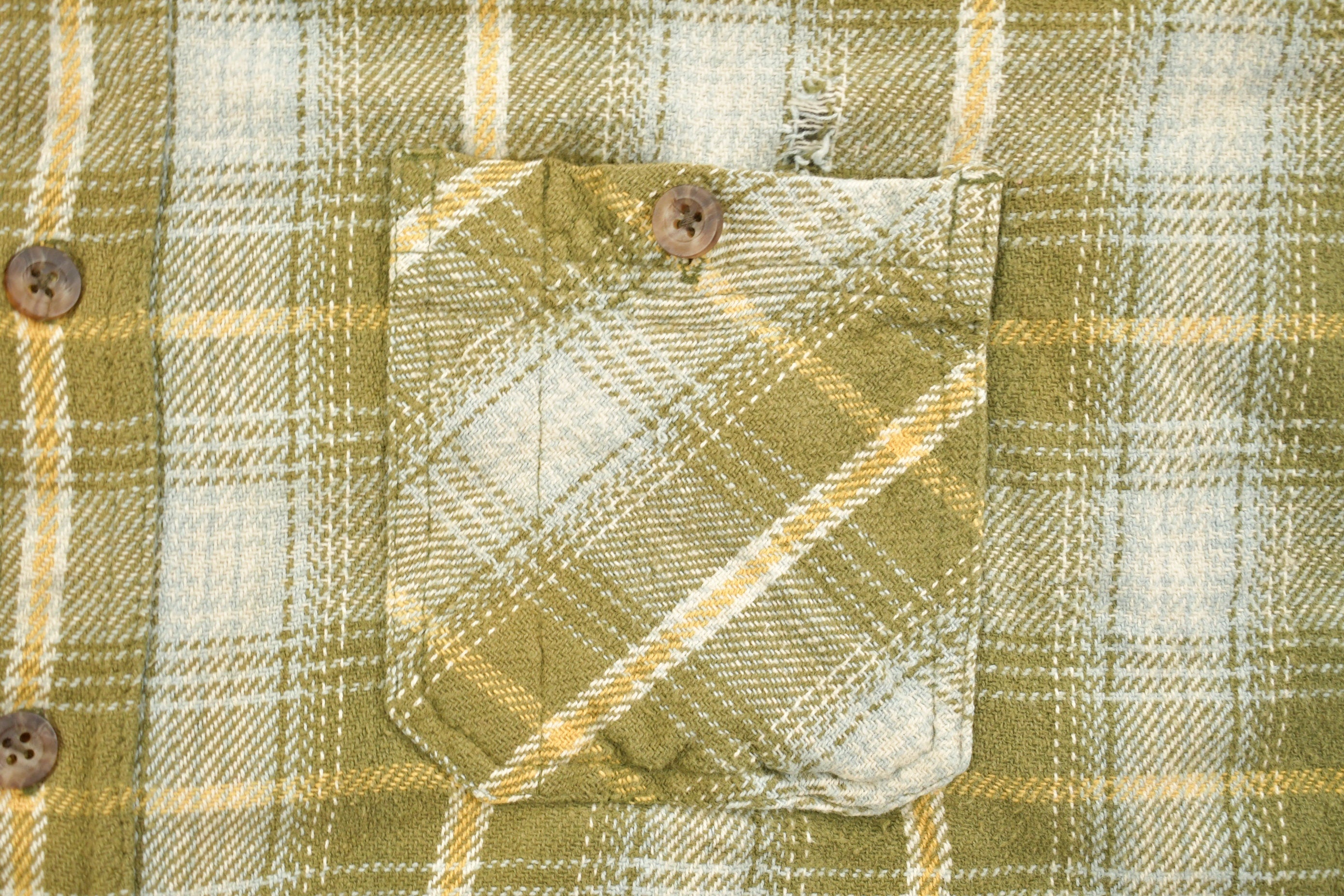 Vintage 1990s Casual Country Plaid Button Up Shirt