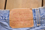 Vintage 1990s Levi 560 Red Tab Jeans Size 36 x 34.5