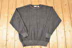 Vintage 1990s Giorgio Di Firenze Wool Knit Crewneck Sweater Men's XL