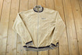 Vintage 1990s Boca Authentic Velour Souvenir Full Zip Crewneck Sweatshirt Made In USA