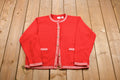 Vintage Knitted Button Up Sweater