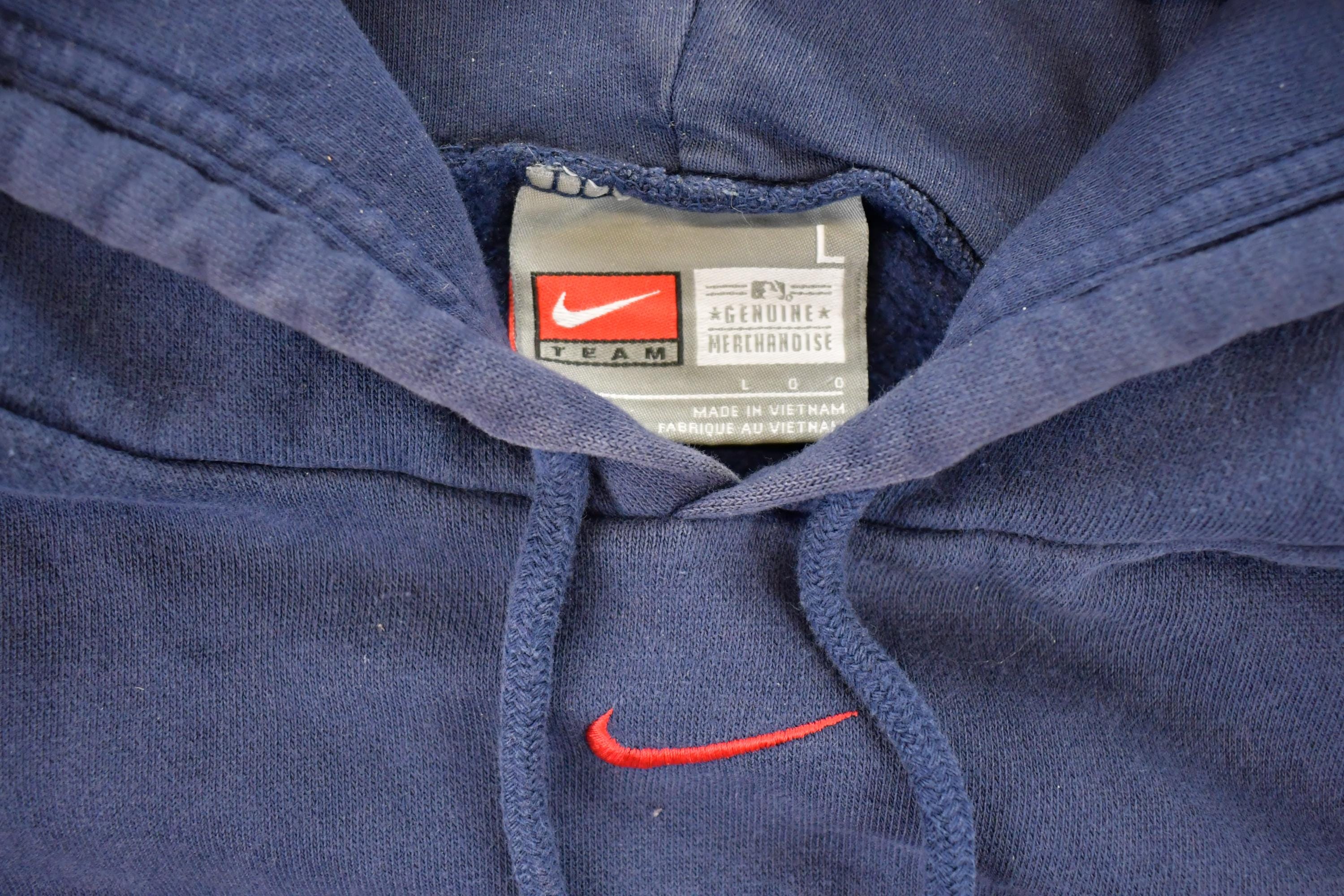 Vintage Y2K Nike Minnesota Twins MLB Embroidered Hooded Sweatshirt Men's L