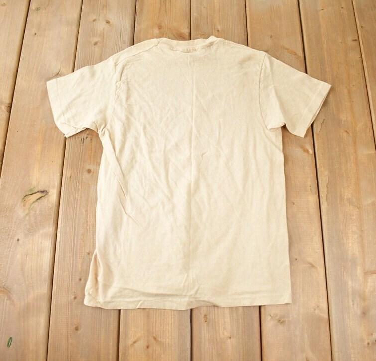 Vintage 1990s St. Pierre Prohibition Hanes Souvenir Travel T Shirt Made In USA